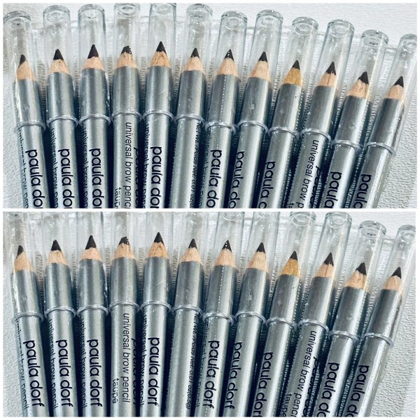 PAULA DORF Lot Of 20 Mini Eye Brow Pencils Taupe