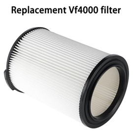 Shop Vac Filter for Rid-gid Model WD06250,WD06700,WD06701,WD09450,WD09700,WD09701, WD14500, WD16350,WD16360,WD16650 Vacuum Filter Replacement.