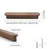 Evionlin 5 in Walnut Wood Kitchen pulls cabinets Handles Furniture