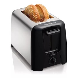 Hamilton Beach Tostador De Pan Y Bagel Hamilton Beach 22614 Ranura Ancha Color Plateado