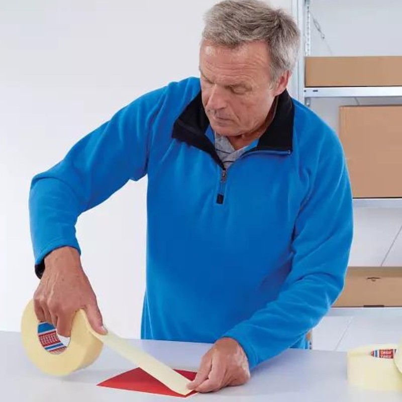 tesa Removable Double-Sided Flooring Tape Paper Liner, (4939), 2 in.