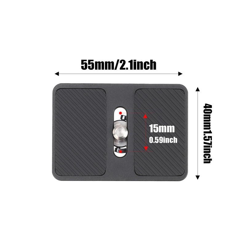 FocusFoto Upper Quick Release Baseplate for DJI Ronin RS4/RS4 Pro,