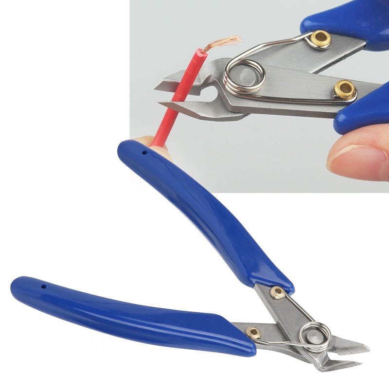 Electronic Diagonal Pliers Cutter Portable Stainless Steel Electric Wire Cutting