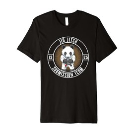 Jiu Jitsu Baby Panda in Gi - BJJ and Grappling Premium T-Shirt