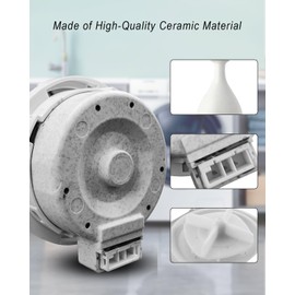EAU63743803 Drain Motor Pump Fit for LG NTWC021S03 WM3600HWA WM3600HVA WM3700HRA, 3 Pin Ceramic Washer Motor DC Pump Assembly 26V 1.7A 45W