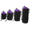 DOITOOL 4pcs Camera Lens Bag Camera Lens Pouch Camera Lens