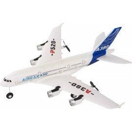 Park 10 Toys RC Airplane, 2.4Ghz 2 Channel RTF, Durable EPP Foam Built-in 3-Axis