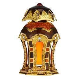 Rafia Gold - Arabian Designer Therapeutic Essential Perfume Oil Fragrance - Long Lasting Attar/Itar/Ittar - Alcohol Free - for Men and Women - hombre y mujer - Exquisite glass bottle