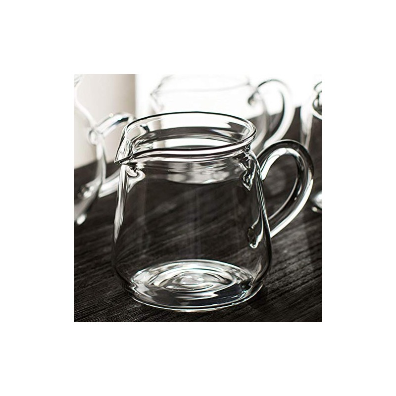 Yilong Classical Glass Series Trapezoidal Single Mouth Pitcher (13.5 fl