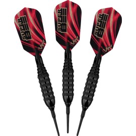 Viper Super Bee Soft Tip Darts: Black Coated Brass, 16 Grams