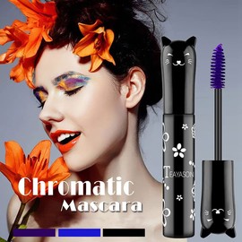 4D Silk Long Lasting Mascara Waterproofing Eye-catching Colours, Eye-Catching Colors, Curly Thickening Effect, Ideal for Dramatic Makeup Looks