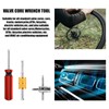 3pcs Tire Valve Stem Tool, Double Head Valve Core Removal
