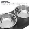 Stainless Steel Nonslip Double Pet Bowls Household Food Water Feeder