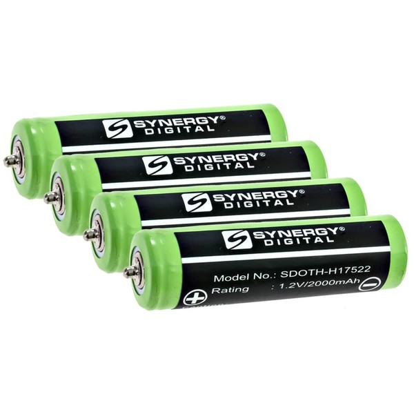 Synergy Digital Shaver Batteries, Compatible with Braun 5416 380s-4 Shaver,