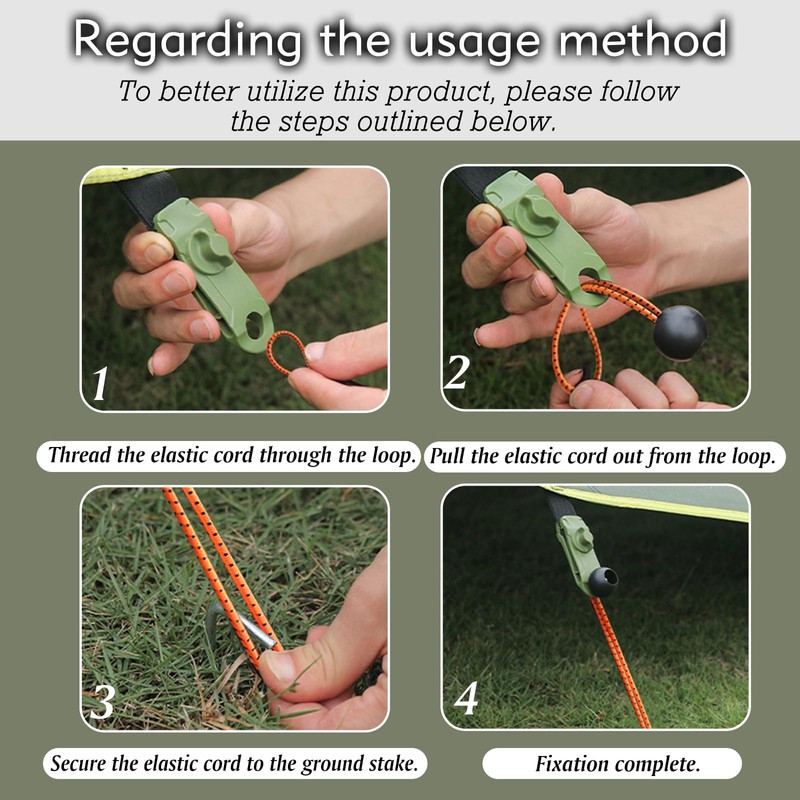 KOME 30pcs Bungee Cords 6 inch, Canopy Tarp Ball Ties,