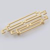 WJXFHTD 4PCS Art Decor Drawer Pulls, Chinese Hollow Gold Handle