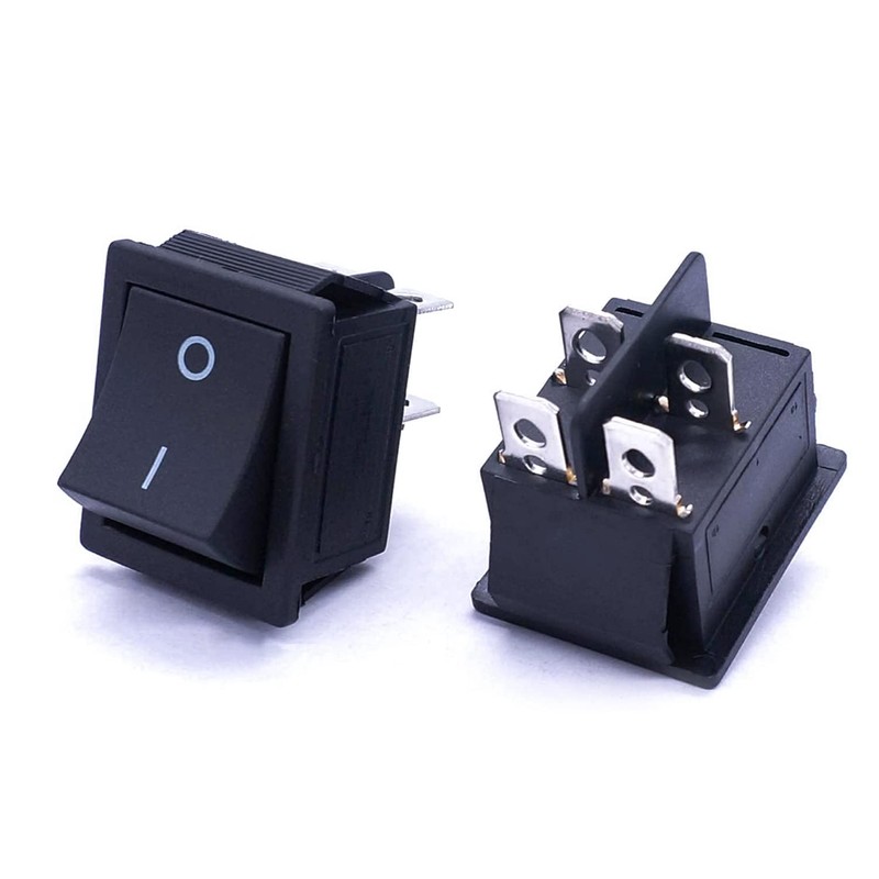 Rocker Switch AC 250V 16A 125V 20A DC12V-24V 4 Pin