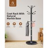 Snaikor Metal Coat Rack Freestanding, Sturdy Coat Rack Stand with