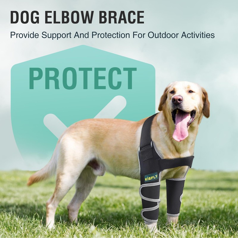 KISFLY Dog Elbow Brace for Canine Elbow and Shoulder Support