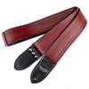 Luggage Guitar Strap (Dark Red)