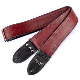 Luggage Guitar Strap (Dark Red)