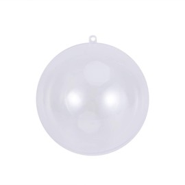 TOYMYTOY Plastic Balls, Clear Plastic, Hollow, 3.9 inches (10 cm), Ornaments, Balls, Christmas Balls, Christmas Ornaments, Ornaments, Decorations, DIY