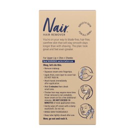 Nair Hair Remover Moisturizing Face Cream with Sweet Almond Oil 2 oz (Pack of 8)