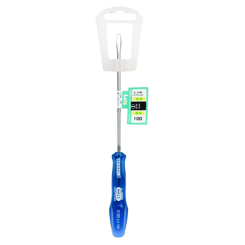 Vessel B-5100 Power Grip Precision Shaft Driver -2.5 x 100