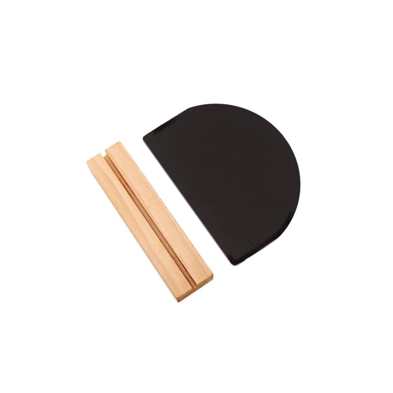 Mini Blackboard Sign Mini Double-sided Small Blackboard Wooden Base Double-sided