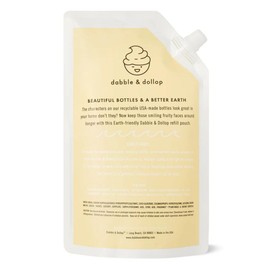Dabble & Dollop Lemon Body Wash Refill - All Natural Fragrances, Dermatologist Tested, Tear-Free, Non-Irritating, Hypoallergenic, pH Balanced, Leaping Bunny Certified (24oz)