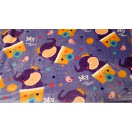 New My Little Elephant in CARTS Plush Mink BOY OR Girl Baby Blanket Throw