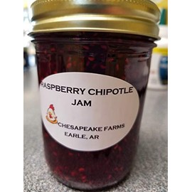 Raspberry Chipotle Jam 8 Oz Size Arkansas Grown And Made Organic Great Gift Idea!
