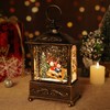 Christmas Snow Globe Lantern Christmas Decorations Water Glittering Lanterns with