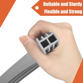 Kingdder 10 Ft Concrete Expansion Joint Filler Driveway Crack Filler Flexible EPDM Rubber Strip for Concrete Crack Repair Replacement Weathering Expansion Joint Upgrade (1 Inch)