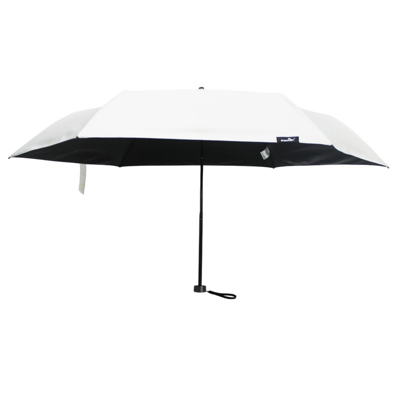 Puma PBP81MN60 Unisex Windproof Black Coating Mini Folding Umbrella, 23.6
