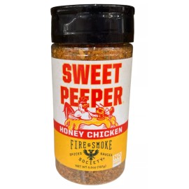Fire & Smoke Society Sweet Pepper Honey Chicken Bird Rub 6.6 oz