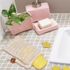 5PCS Soap Exfoliating Bags Ramie Foaming Net Soap Saver Bag