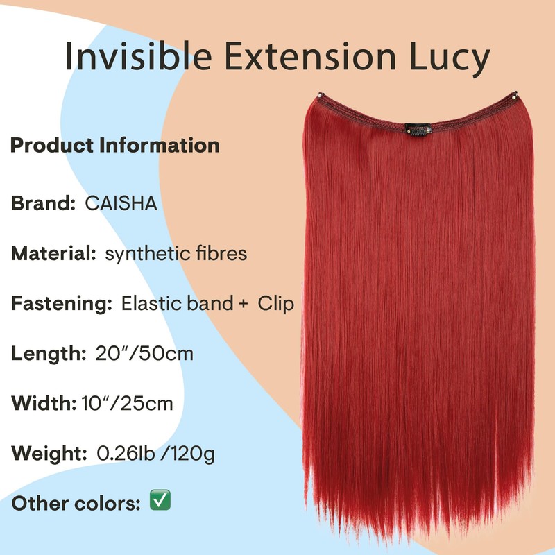 CAISHA 20" 1 Weft Extension With Elastic Band Hair Extensions