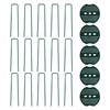 CVDYWDJIE Pack of 15 Green U-Shaped Nails and 5 Spacers,