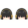 Pure Print Cut Anime Peeker Spy Family Forger Sticker -