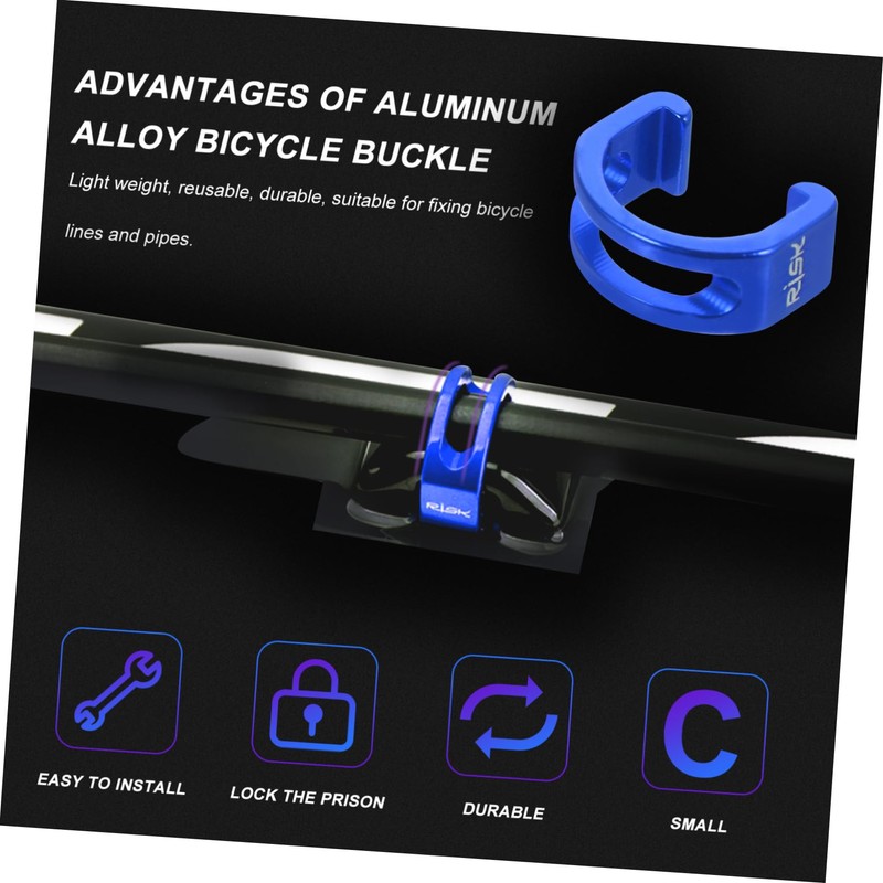 Gatuida Pcs Bike Cable Buckle c Clip Buckle for Road