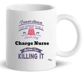 Sexy Charge Nurse Gift Cup 11Oz Mug - Nursing Health Care Presents Cups Mugs T-Shirt Gift for Coworker Colleague