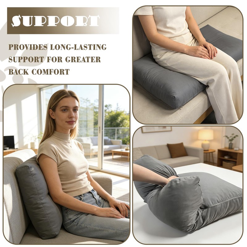 Shredded Foam Sofa Back Cushions Replacement Soft Couch Pillow Insert