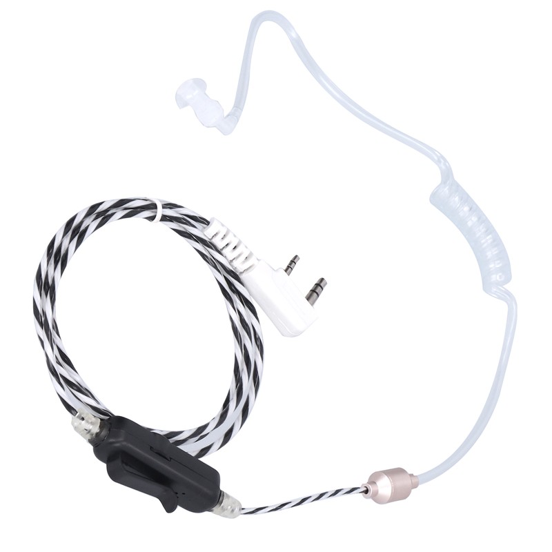 Walkie Talkie Earphone Adjustable Volume Acoustic Tube KHead for BaoFeng