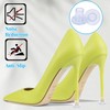 6 Pairs Clear High Heel Protectors, 3 Sizes Plastic Covers