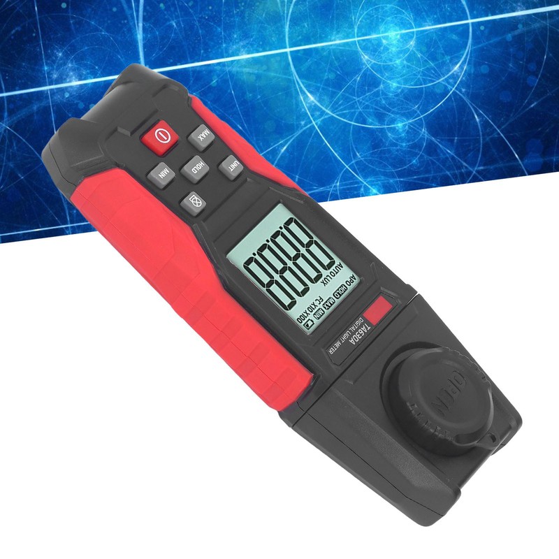 Digital Illuminometer High Accuracy 200000 LX Range 0.1LX Resolution Luxmeter