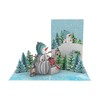 Liif Christmas Snowman 3D Pop Up Christmas Card