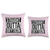 STRAIGHT OUTTA OXYTOCIN Throw Pillow