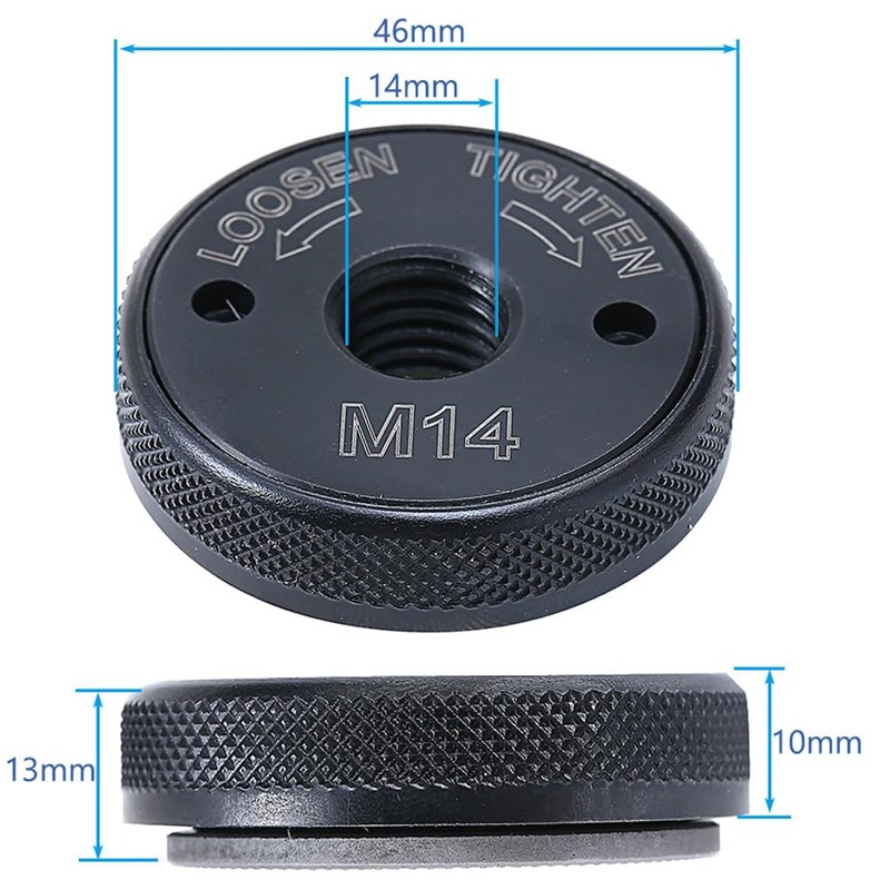 Gasea M14 Quick Release Clamping Nut, Fast Tighten and Release