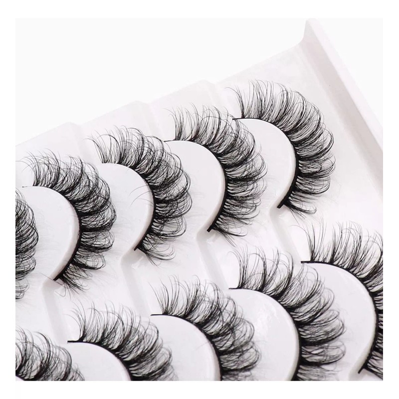 Veleasha Pestañas Postizas Con Rizos Dd Y Pestañas Postizas